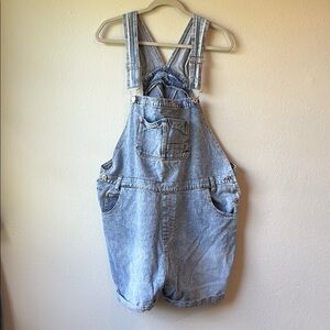 Denim Overalls Shorts